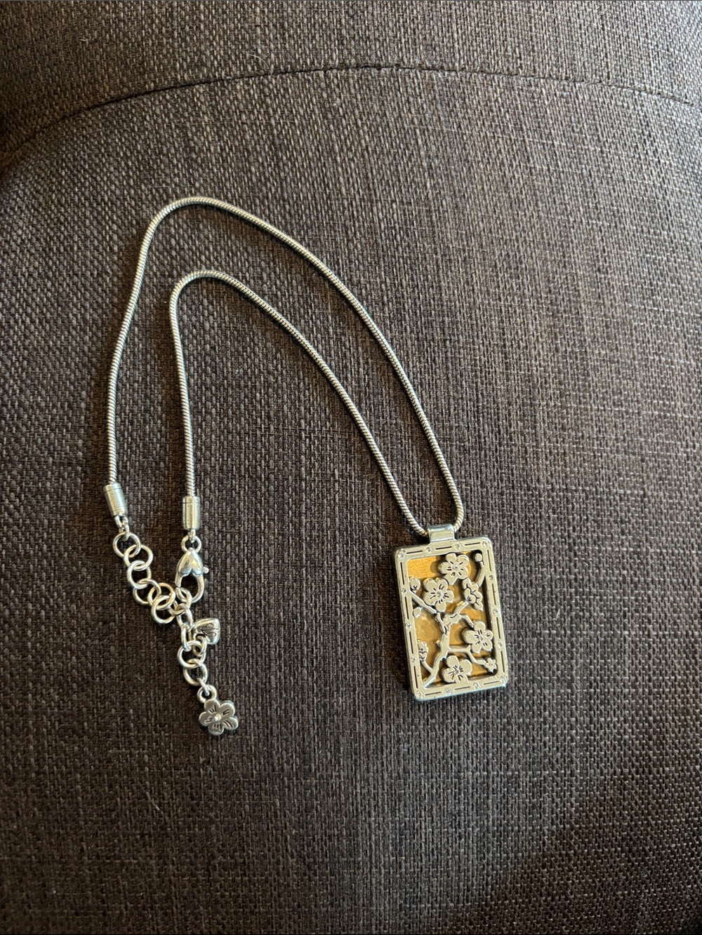 Brighton necklace silver and gold